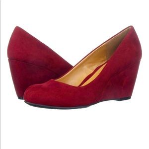 Torrid Merlot Roundtoe Wedge Pumps